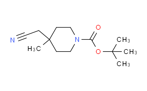 DY774749 | 872850-30-1 | tert-butyl 4-(cyanomethyl)-4-methylpiperidine-1-carboxylate