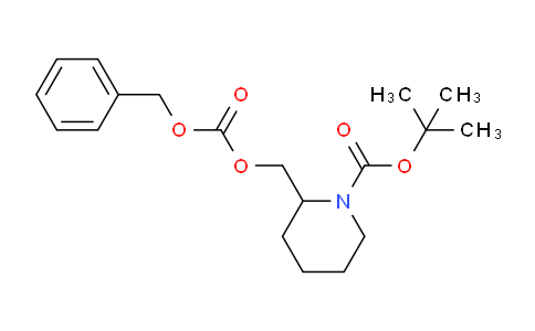 CAS No. 1353980-12-7, tert-butyl 2-((((benzyloxy)carbonyl)oxy)methyl)piperidine-1-carboxylate