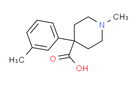 CAS No. 1176042-72-0, 1-methyl-4-(m-tolyl)piperidine-4-carboxylic acid