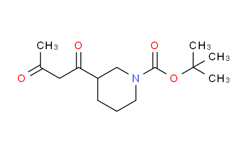 CAS No. 1779849-51-2, tert-butyl 3-(3-oxobutanoyl)piperidine-1-carboxylate