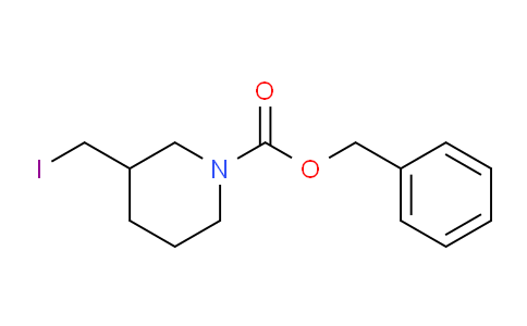 CAS No. 405090-65-5, benzyl 3-(iodomethyl)piperidine-1-carboxylate