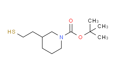 CAS No. 1420866-00-7, tert-butyl 3-(2-mercaptoethyl)piperidine-1-carboxylate