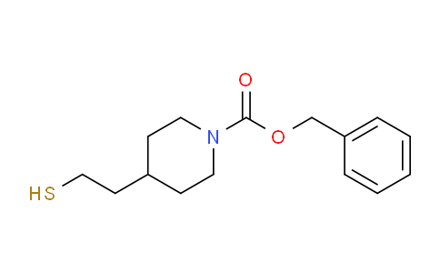 CAS No. 1420832-30-9, benzyl 4-(2-mercaptoethyl)piperidine-1-carboxylate
