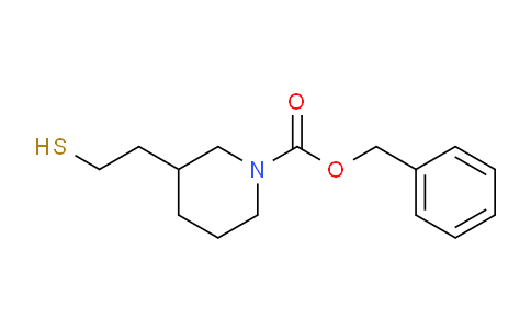 CAS No. 1420866-13-2, benzyl 3-(2-mercaptoethyl)piperidine-1-carboxylate