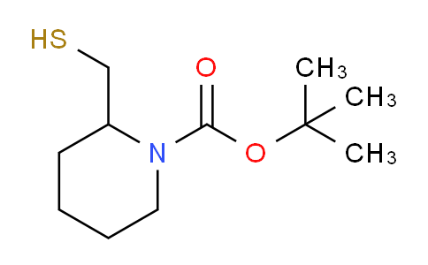 CAS No. 364753-77-5, tert-butyl 2-(mercaptomethyl)piperidine-1-carboxylate