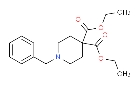 CAS No. 765962-22-9, diethyl 1-benzylpiperidine-4,4-dicarboxylate