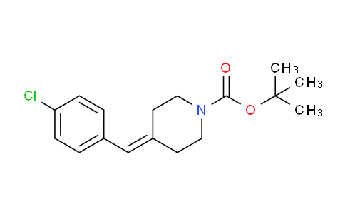 CAS No. 251107-35-4, tert-butyl 4-(4-chlorobenzylidene)piperidine-1-carboxylate