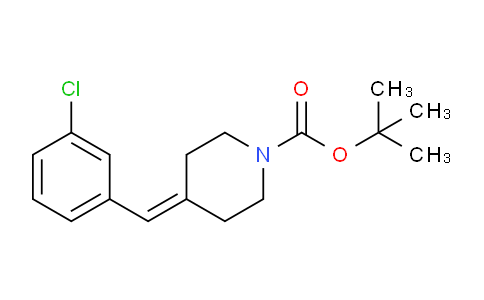 CAS No. 300552-77-6, tert-butyl 4-(3-chlorobenzylidene)piperidine-1-carboxylate