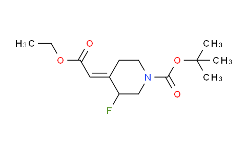 CAS No. 317360-03-5, (E)-tert-butyl 4-(2-ethoxy-2-oxoethylidene)-3-fluoropiperidine-1-carboxylate