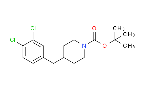 CAS No. 220772-31-6, tert-butyl 4-(3,4-dichlorobenzyl)piperidine-1-carboxylate