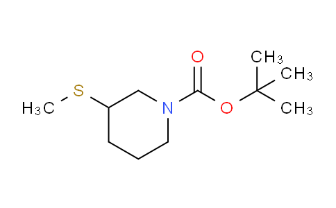CAS No. 1851207-82-3, tert-butyl 3-(methylthio)piperidine-1-carboxylate