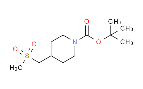 CAS No. 194872-09-8, tert-butyl 4-((methylsulfonyl)methyl)piperidine-1-carboxylate