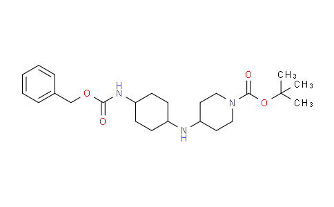 CAS No. 1824003-33-9, tert-butyl 4-((4-(((benzyloxy)carbonyl)amino)cyclohexyl)amino)piperidine-1-carboxylate