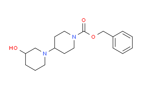 CAS No. 1823396-40-2, benzyl 3-hydroxy-[1,4'-bipiperidine]-1'-carboxylate