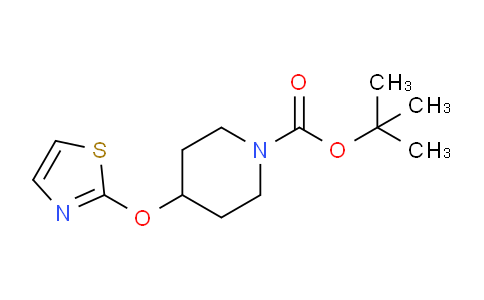 CAS No. 333985-98-1, tert-butyl 4-(thiazol-2-yloxy)piperidine-1-carboxylate