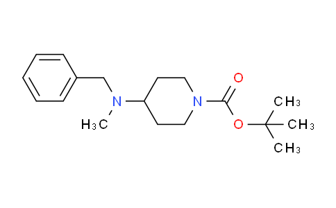 CAS No. 191212-86-9, tert-butyl 4-(benzyl(methyl)amino)piperidine-1-carboxylate