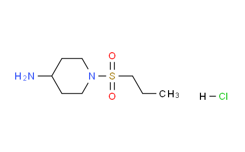CAS No. 651056-80-3, 1-(propylsulfonyl)piperidin-4-amine hydrochloride