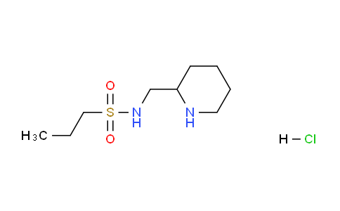 CAS No. 1016761-93-5, N-(piperidin-2-ylmethyl)propane-1-sulfonamide hydrochloride