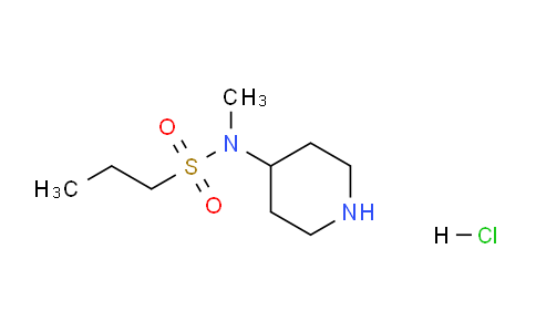 CAS No. 1583200-99-0, N-methyl-N-(piperidin-4-yl)propane-1-sulfonamide hydrochloride