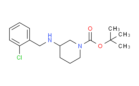 CAS No. 1691621-24-5, tert-butyl 3-((2-chlorobenzyl)amino)piperidine-1-carboxylate