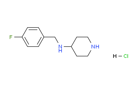 CAS No. 1432060-28-0, N-(4-fluorobenzyl)piperidin-4-amine hydrochloride