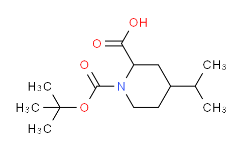 CAS No. 1255664-97-1, 1-(tert-Butoxycarbonyl)-4-isopropylpiperidine-2-carboxylic acid