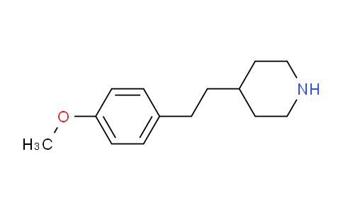 CAS No. 654662-60-9, 4-(4-Methoxyphenethyl)piperidine