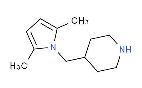 CAS No. 690632-77-0, 4-((2,5-Dimethyl-1H-pyrrol-1-yl)methyl)piperidine