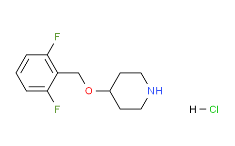 CAS No. 1220035-52-8, 4-((2,6-Difluorobenzyl)oxy)piperidine hydrochloride