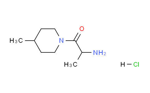 CAS No. 1236260-65-3, 2-Amino-1-(4-methylpiperidin-1-yl)propan-1-one hydrochloride