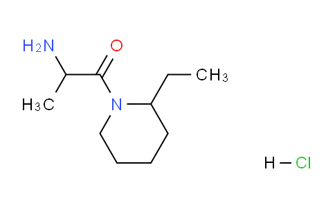 CAS No. 1236260-69-7, 2-Amino-1-(2-ethylpiperidin-1-yl)propan-1-one hydrochloride