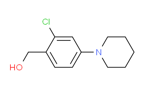 CAS No. 1135282-96-0, (2-Chloro-4-(piperidin-1-yl)phenyl)methanol
