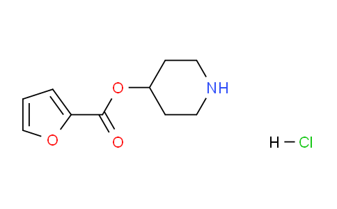 CAS No. 1220037-20-6, Piperidin-4-yl furan-2-carboxylate hydrochloride