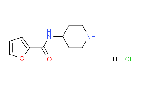 CAS No. 1220037-32-0, N-(Piperidin-4-yl)furan-2-carboxamide hydrochloride