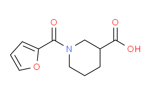 CAS No. 436093-09-3, 1-(Furan-2-carbonyl)piperidine-3-carboxylic acid