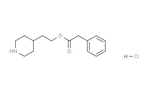 CAS No. 1219948-55-6, 2-(Piperidin-4-yl)ethyl 2-phenylacetate hydrochloride