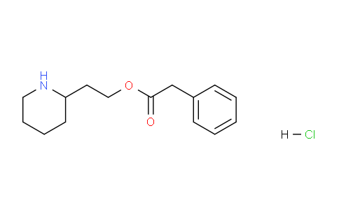 CAS No. 1220020-80-3, 2-(Piperidin-2-yl)ethyl 2-phenylacetate hydrochloride