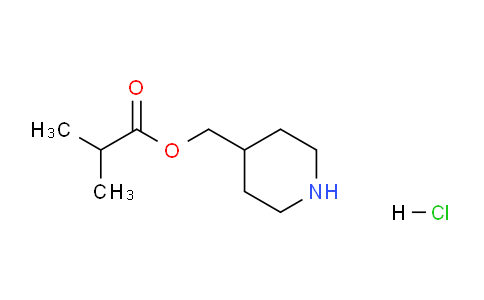 CAS No. 1220037-85-3, Piperidin-4-ylmethyl isobutyrate hydrochloride