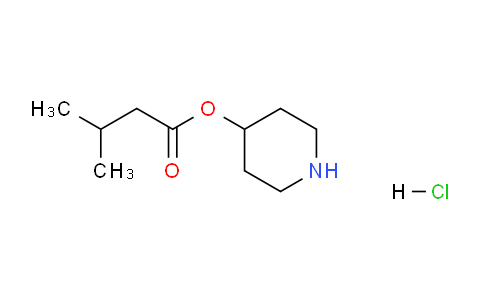 CAS No. 1219967-97-1, Piperidin-4-yl 3-methylbutanoate hydrochloride