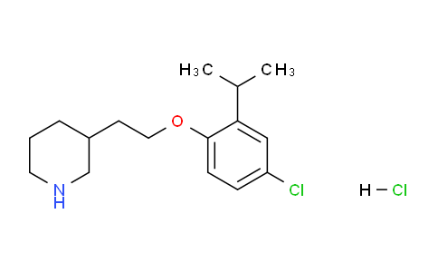 DY774950 | 1220030-43-2 | 3-(2-(4-Chloro-2-isopropylphenoxy)ethyl)piperidine hydrochloride