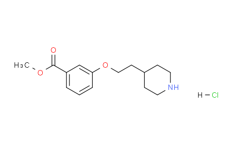 CAS No. 1220031-85-5, Methyl 3-(2-(piperidin-4-yl)ethoxy)benzoate hydrochloride