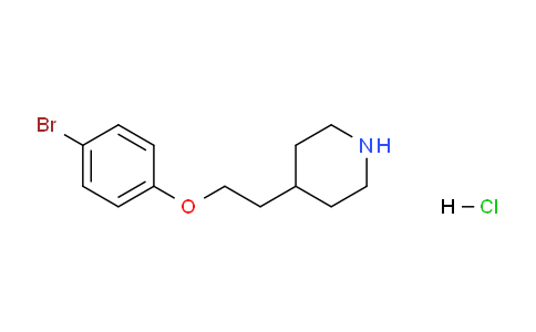 CAS No. 1220019-39-5, 4-(2-(4-Bromophenoxy)ethyl)piperidine hydrochloride