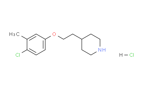 CAS No. 1219981-23-3, 4-(2-(4-Chloro-3-methylphenoxy)ethyl)piperidine hydrochloride