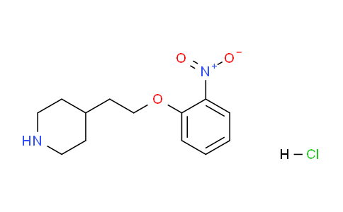 CAS No. 1219982-52-1, 4-(2-(2-Nitrophenoxy)ethyl)piperidine hydrochloride