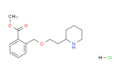 CAS No. 1219964-44-9, Methyl 2-((2-(piperidin-2-yl)ethoxy)methyl)benzoate hydrochloride