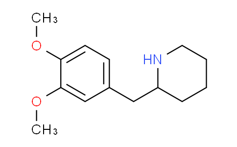 CAS No. 102458-70-8, 2-(3,4-Dimethoxy-benzyl)-piperidine