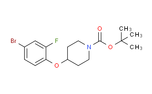 CAS No. 954227-55-5, tert-Butyl 4-(4-bromo-2-fluorophenoxy)piperidine-1-carboxylate