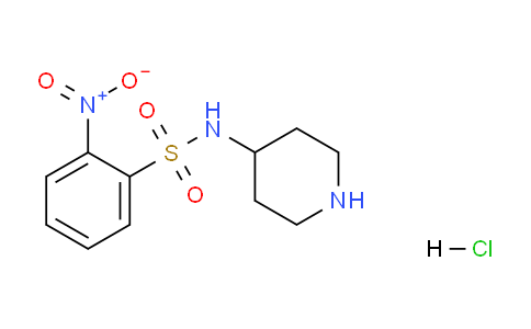CAS No. 914077-32-0, 2-Nitro-N-(piperidin-4-yl)benzenesulfonamide hydrochloride