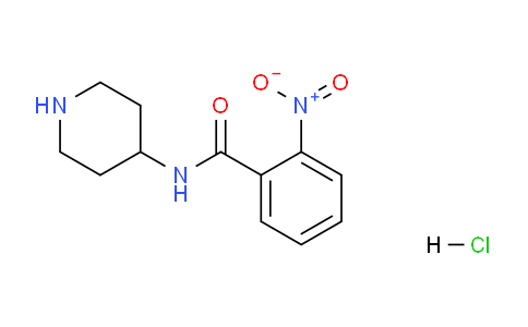 CAS No. 1233952-07-2, 2-Nitro-N-(piperidin-4-yl)benzamide hydrochloride