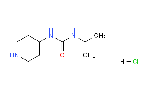 CAS No. 1233953-13-3, 1-Isopropyl-3-(piperidin-4-yl)urea hydrochloride